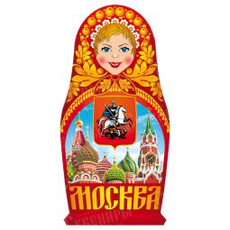 Ростовая фигура «Матрешка Москва»