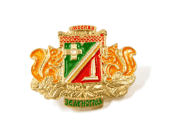 Значок металлический «Герб Зеленограда»