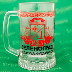 Кружка пивная «герб Зеленограда»