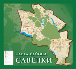 План-схема (карта) района Савёлки